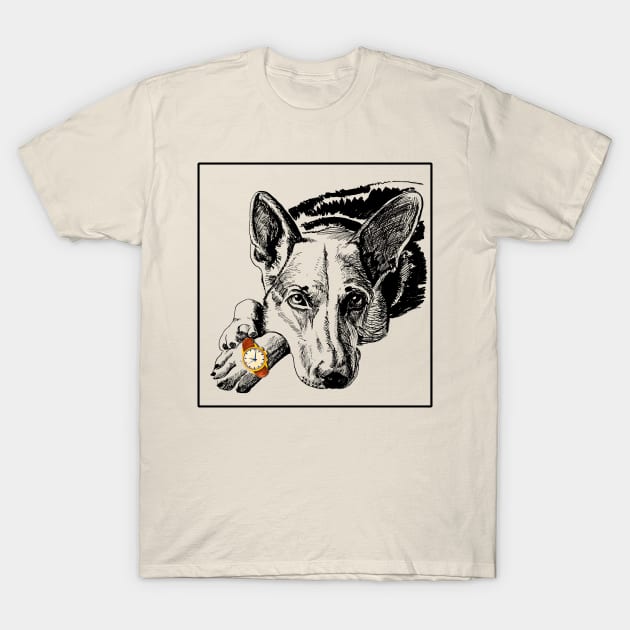 german shepherd T-Shirt by VicaVeresk